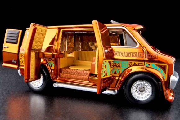 RLC限定の70s DODGE TRADESMAN VANの2025年版がHWCで発売 Hot Wheels 情報まとめ ホットウィール にわかマニア