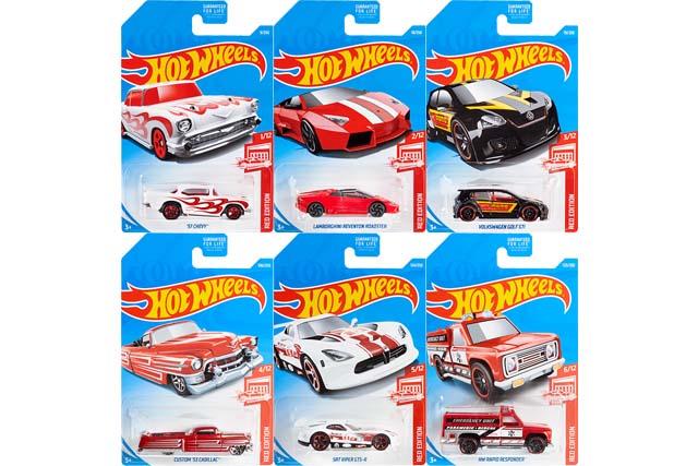 target red edition hot wheels 2019