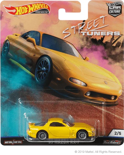 SET OF 5 FPY86-956L IN STOCK HOT WHEELS 2019 CAR CULTURE STREET TUNERS