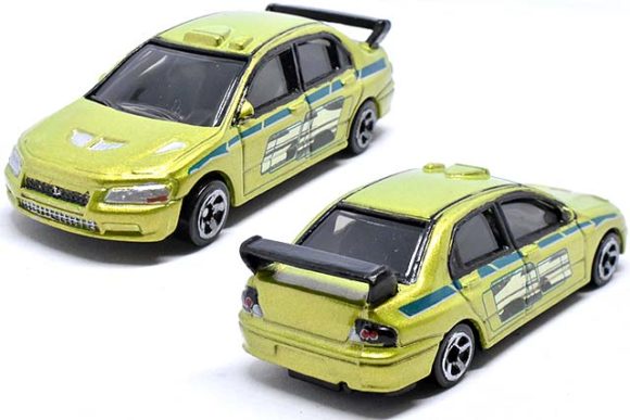 Mitsubishi Lancer Evolutionのレビュー なんちゃってブライアン仕様のct9a エボvii ワイスピアソート19 Hot Wheels 情報まとめ ホットウィール にわかマニア