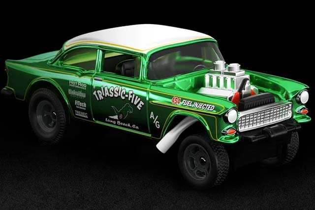 55 chevy gasser ホットウィール カスタム hot wheels