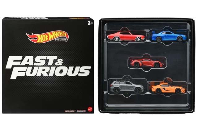 Hotwheels FAST\u0026FURIOUS プレミアムBOX ワイスピ - ミニカー