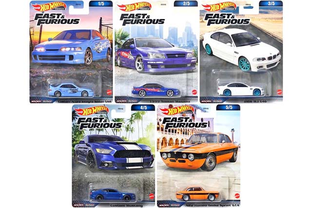 HotWheels PREMIUM ワイルドスピード FAST&FURIOUS ホットウィール