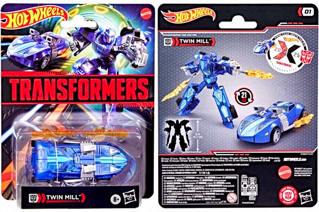 ホットウィール トランスフォーマー バンブルビー (2nd) & オプティマス マテル製ホットウィール・バンブルビーとオプティマスプライムと
